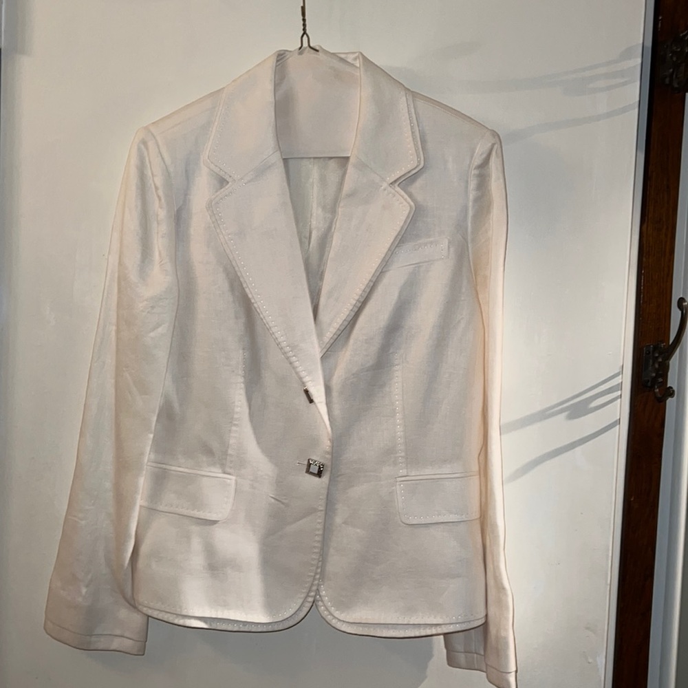 Antonio Melani white Jacket size 10 -